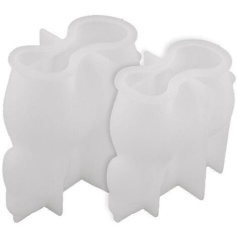 Moule en silicone 3D pour bougies, pendentifs DIY, moule de moulage pour pâtisserie artisanale, fabrication de bijoux, résine, décoration. (1/4)