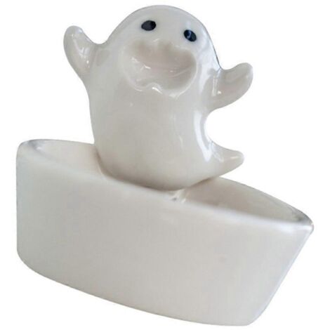 Voici une proposition de titre produit en français, optimisée pour le SEO et respectant la limite de 190 caractères :
Porte-bougies fantômes blancs mignons en céramique pour décoration fête Halloween (1/4)
