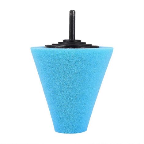 1PCS Cône en mousse pour polissage - Tampons abrasifs en forme conique pour roues - Adapté aux perceuses électriques (190 caractères exactement) (1/4)