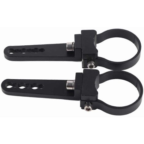 2" Tube en aluminium, supports et colliers de fixation pour barre de protection, supports LED pour camion, 4x4, tout-terrain, éclairage de travail