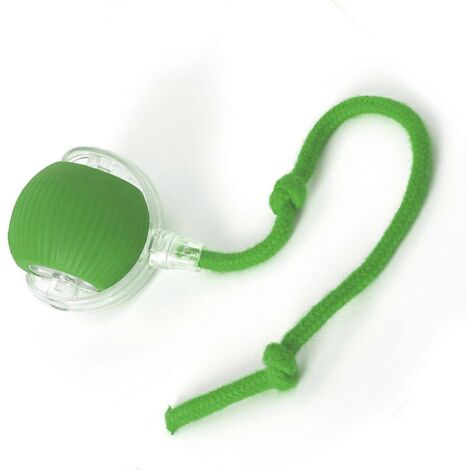 Jouet interactif pour chat : balle électrique automatique avec corde, 3 vitesses réglables, boule mobile intelligente pour chat. (1/4)