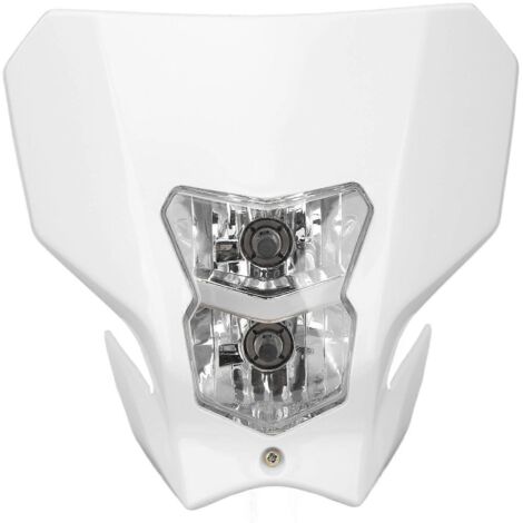 Phare Moto DC12V Haute Luminosité Multifonction Réglable Étanche, Phare de Moto Puissant 12V avec Projecteur LED, Éclairage Avant Moto Imperméable et Réglable. (1/4)