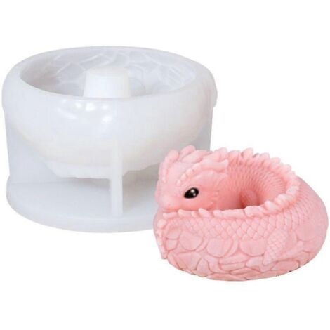 Moule silicone en forme de dragon pour mousse, décoration de gâteau, outil de pâtisserie créatif. (1/4)