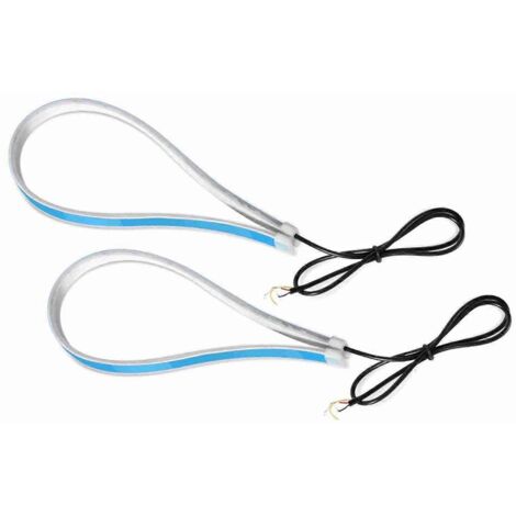 Voici une proposition de titre en français, respectant la limite de 190 caractères et intégrant des mots-clés variés :
Ruban LED ultra-mince 60cm pour voiture, feu diurne souple à tube, clignotant et (1/4)
