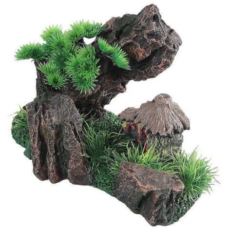 Voici une proposition de titre en français, optimisée pour le SEO et ne dépassant pas 190 caractères :
Décor aquarium résine réaliste, set de montagne, ornement pour bureau, hôtel, maison, paysage na (1/4)
