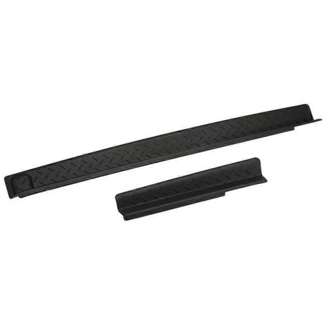 Plaques de protection de seuil de porte pour Jeep Wrangler JK 2007-2016, Noir, Avant et Arrière, Lot de 4 pièces. (1/4)