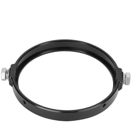 Support de montage pour phare rond universel en alliage d'aluminium 5,75 pouces, noir, pour conversion moto (1/4)