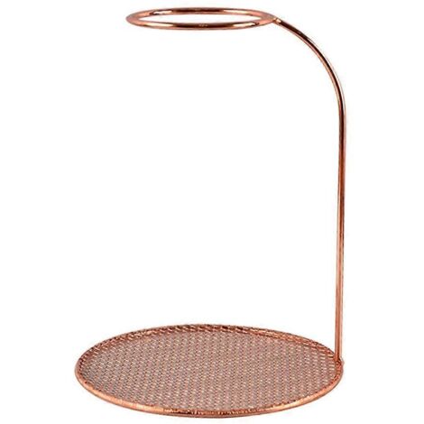 Porte-filtre à café en acier inoxydable, support de verseur de 20 cm de hauteur pour maison et cuisine. (1/4)