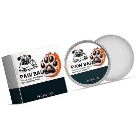 Crème de soin quotidien pour les pattes des animaux, remède santé pour les pattes intérieures, protection et entretien des coussinets. (1/4)
