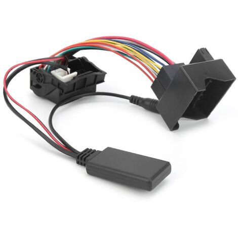 Câble adaptateur audio Bluetooth 5.0 AUX-IN avec micro pour Citroën C2, C3, C4, C5, C6 – kit mains libres voiture, transmission sans fil, compatible autoradio. (1/4)