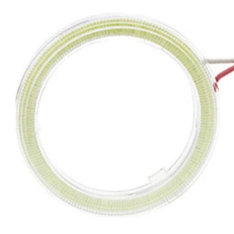 70mm Anneaux LED Angel Eyes pour phares de voiture, feux de jour halo blanc, éclairage DRL auto, anneaux de course lumineux. (1/4)