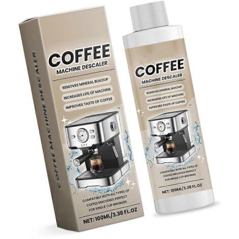 Voici une proposition de titre produit en français (moins de 190 caractères) :
Détartrant liquide pour machine à café 100 ml – Dissolvant rapide anti-calcaire, nettoyant efficace et puissant (1/4)