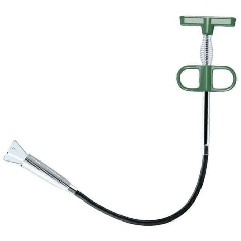 Déboucheur de canalisation en fil d'acier - Outil de nettoyage de tuyaux d'égout, curette de vidange à ressort spiralé. (1/4)