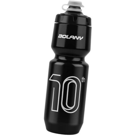 Bouteille d'eau sport 750 ml, gourde pressable pour vélo, bidon cyclisme portable, sans BPA, idéale pour course à pied et salle de sport. (1/4)