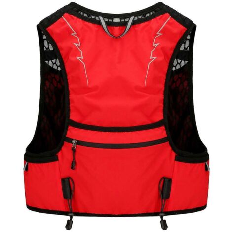 Vanaheimr Veste d'Hydratation avec Poche Téléphone et Bretelles Réglables, Gilet de Course Universel pour Femmes et Hommes, Idéal pour Trail Running et Randonnée (1/4)