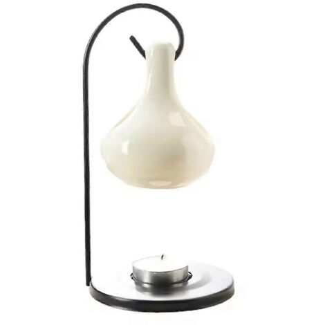 Distributeur d'huile parfumée en céramique suspendu, brûleur à cire, porte-bougie chauffe-plat. (1/4)
