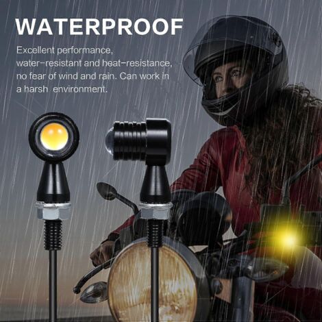 Voici une proposition de titre produit en français, optimisée pour le référencement et respectant la limite de 190 caractères :
Clignotants LED Vintage Moto Mini - Feux Indicateurs de Direction Retro (1/4)