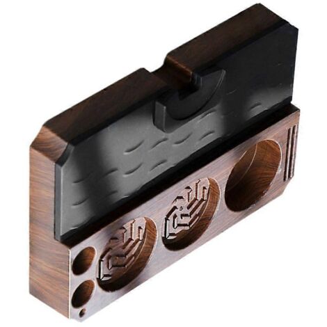Porte-tamper à café en ABS, base antidérapante, utilisation facile à la maison, texture antidérapante, support de tamper robuste. (1/4)