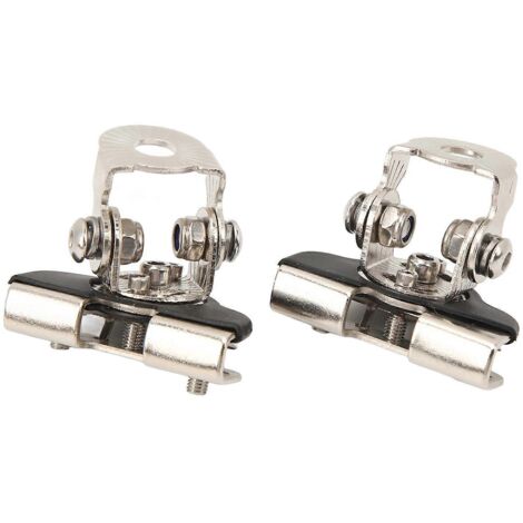 2 supports de montage LED en acier caoutchouc, antirouille, antidérapant, collier de fixation pour projecteur de travail. (1/4)
