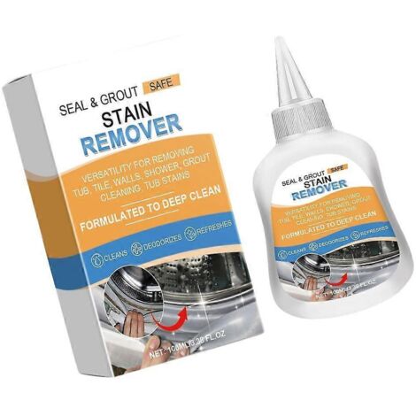 Nettoyant anti-taches d'huile pour machine à laver, dégraissant puissant pour rouleaux et interstices, éliminateur de salissures tenaces, produit d'entretien efficace. (1/4)