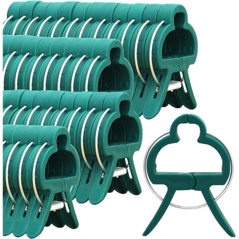 20 pièces de petites attaches de jardin pour plantes grimpantes, supports ajustables pour rosiers, concombres, orchidées et tiges végétales (1/5)