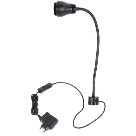 Lampe LED magnétique 7W flexible pour tours à métaux, éclairage atelier industriel 110-220V avec col de cygne (1/5)