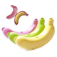 3 Pack Banana Storage Box Banana Protector Plastic Banana Shape Fruit Storage Boxes