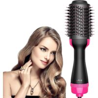 brosse Soufflante, 1100 W, Brosse Ronde Multifonctionnelle 5-en-1 Pour Sche-cheveux, Brosse Sche-cheveux Avec Titane, Brosse Sche-cheveux Ionique