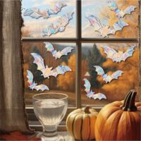 suncatcher Dazzle Colourful Window Stickers Rainbow Prism Butterfly Static Glass Stickers Pvc Anti-bump Window Stickers