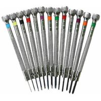 13pcs Precision Screwdrivers, Different Sizes Watch Tool For Watchmakers, Watch Repair Slotted Driver Screwdriver Watchmaker Repair Tools