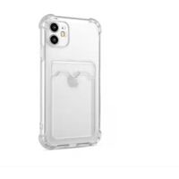 coque Iphone 11 Avec Porte-cartes Tpu Transparente