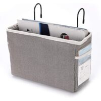 hanging Storage Basket For Bed, Gray Office, Home, School, Dorm