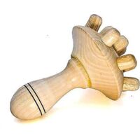 champignon Professionnel En Bois Pour Massage De Madeothrapie, Anti-cellulite, Tonification Et Rraffermissant