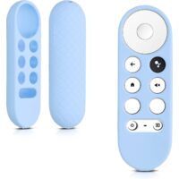bleu Clair- Tui Compatible Avec Google Chromecast 2020 4k / Chromecast 2022 Hd Coque - Coque Tlcommande Tv En Silicone