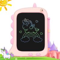 8.5 Inch Dinosaur Lcd Writing Board (pink), Graphic Board, Magic Tablet, 2 3 4 5 6 7 Year Old Kids Drawing Board For Girls And Boys Birthday Gifts