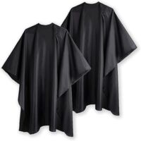 Chle De Barbier 2pc (100140cm), Chle De Salon De Coupe De Cheveux Impermable Pression Rglable Pour Unisexe, Idal Pour Les Coiffeurs