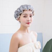 Bonnets de douche imperméables et réutilisables pour cheveux longs (lot de 4)