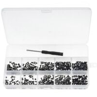 500 pièces Vis Phillips à tête plate M2 M2.5 M3 pour réparation ordinateur portable et notebook