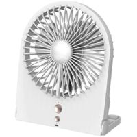 Ventilateur de Bureau Mini Rechargeable, Ventilateur de Table Portable Puissant avec Batterie
