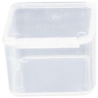 Small Square Clear Plastic Jewelry Storage Boxes Beads Crafts for Case Container