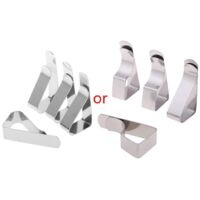 4Pcs Table Cloth Tablecloth Clip Clamp Holder For Party Wedding Stainless Steel