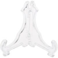 Plastic Display Stand Easel Coin Medal Token Badge Holder Collection Shelf