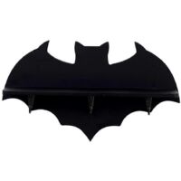Bat Crystal Shelf Wall Mounted Floating Shelves Hanging Floating Wood Shelves