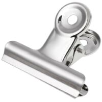 Metal Bulldog Clip Food Sealer Bag Clamp Office Paper Document Ticket Binder