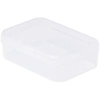 Rectangular Storage Box Clear Mini Jewelry Bracelet Necklace Ring Organizer