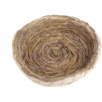 for Pigeon Straw Mat Woven Bed Cage Small Animal Natural Straw Bedding Warm Hous