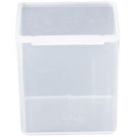 Small Square Clear Plastic Jewelry Storage Boxes Beads Crafts for Case Container