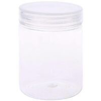 Round Clear Jar 150ml PET Container Pot Bottle Makeup Face Cream Container