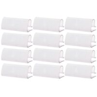 12Pcs Camping Picnic Party Plastic Table Cloth Cover Skirt Clips Holder Clamps