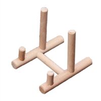 Wooden Tea Tray Cake Holder Stent Table Plate Shelf Photo Frame Rack Shop Counte
